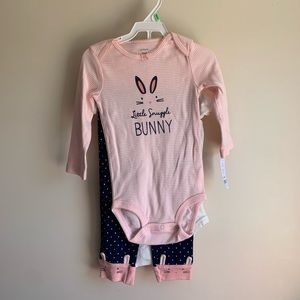 Carter’s Snuggle Bunny Love Daddy Set NWT